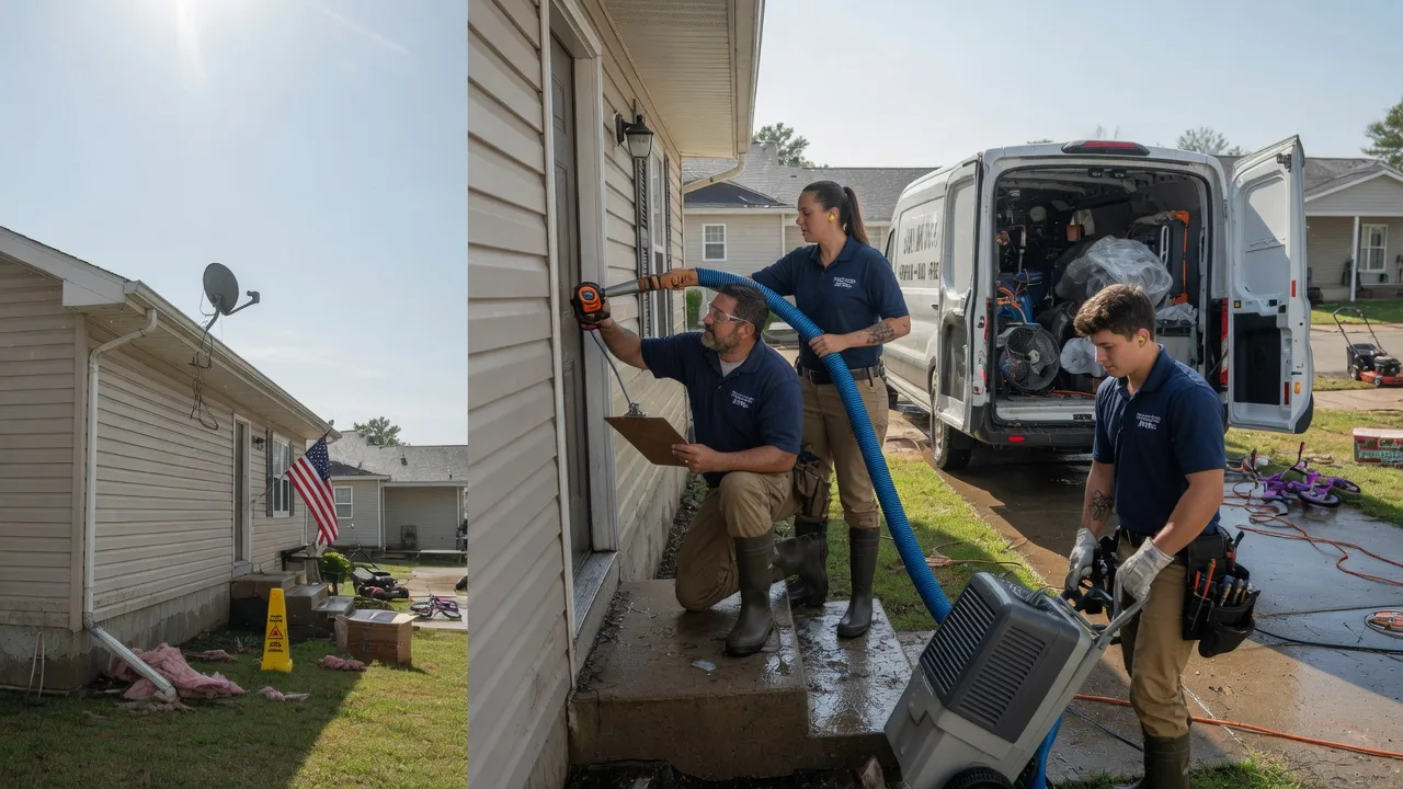 Ceiling Water Damage Restoration in Cushing, TX near me